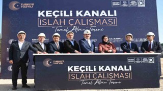 Başkan Altay Keçili Kanalı Islah Çalışmasının temelini attı