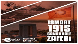 Başkan Atay: Çanakkale Zaferi, vatan ve bayrak sevgisiyle dolu yüreklerin zaferidir