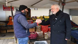 Başkan Başdeğirmen Köy Garajı esnafına projelerini anlattı