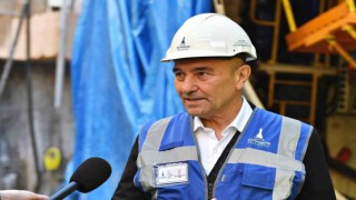 Başkan Soyerden yerin 36 metre altında Buca Metrosu mesaisi