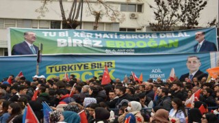 Batmanda vatandaşlara hitap eden Cumhurbaşkanı Erdoğan kentten ayrıldı