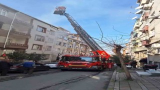 Bayrampaşada 4 katlı binada yangın çıktı: İçeride mahsur kalan 1 kişi ağır yaralandı