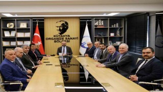 Belediye Başkanı Alim Işık, Kütahya OSB yönetimini ziyaret etti