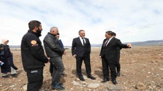 Bingöl Valisi Usta, konteyner kent alanlarında incelemelerde bulundu