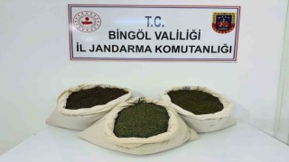 Bingölde 34 kilogram uyuşturucu ele geçirildi