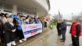 Bingölden 100 öğrenci Mardin gezisine gönderildi