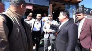 Bodrumda CHP Muğla Büyükşehir Başkan Adayı Aras ile İYİ Parti Bodrum Belediye Başkan adayı Süer birbirine girdi