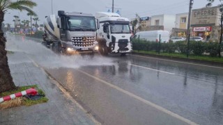 Bodrumda fırtına ve sağanak etkili oldu