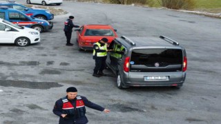 Bolvadinde dron destekli trafik ve asayiş denetimi