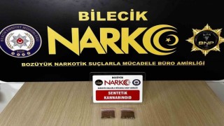 Bozüyükte uyuşturucu şüphelisi yakalandı