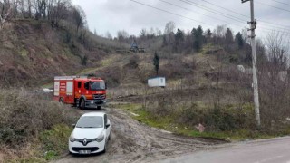 Bungalov evin bitişiğindeki kazan dairesinde yangın çıktı