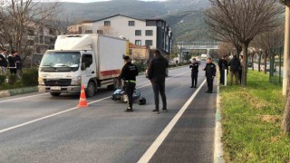 Bursada kazaya karışan motosiklet sürücüsü hayatını kaybetti