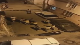 Bursada komşuların park kavgası kamerada