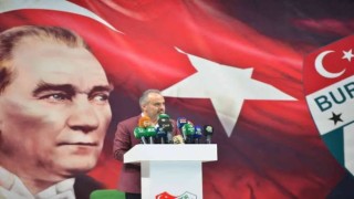 Bursaspor Kulübü, Büyükşehir Belediye Başkanı Alinur Aktaşa teşekkür etti
