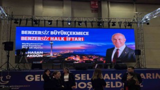 Büyükçekmecede 12 bin vatandaş iftar sofrasında buluştu