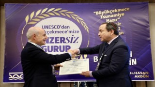 Cannesdan sonra Büyükçekmeceye de IOC/UNESCOdan ‘Tsunamiye hazır kent sertifikası