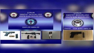 Çorum polisinin suçlularla mücadelesi sürüyor