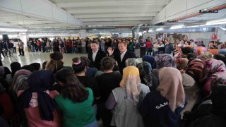 Cumhur İttifakı adayları Pekdemir ve Başerden fabrika ziyaretleri