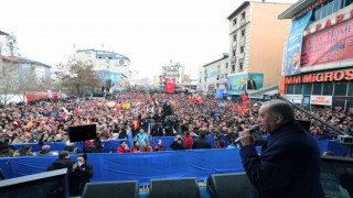 Cumhurbaşkanı Erdoğan, Ağrı mitinginde konuştu: Başka Ağrı yok, başka Türkiye yok