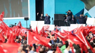 Cumhurbaşkanı Erdoğan, İzmir mitinginde konuştu: Yüzlerine Atatürk maskesi takıp yan gelip yattılar