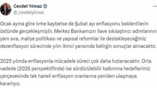 Cumhurbaşkanı Yardımcısı Yılmaz: “Destekleyeceğimiz dezenflasyon sürecinde yılın ikinci yarısında belirgin sonuçlar alınacaktır”