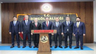 Cumhurbaşkanı Yardımcısı Yılmaz ile Hazine ve Maliye Bakanı Şimşek Bingölde