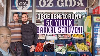 Dede Süleyman’dan torun Süleyman’a 50 yıllık bakkalcılık serüveni