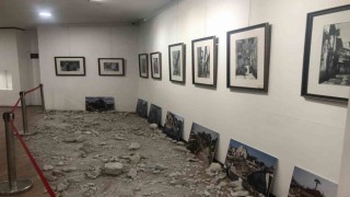Deprem bölgesinden getirilen objelerin yer aldığı ‘Yaşamın İzleri sergisi açıldı