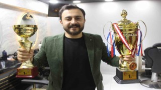 Hataylı depremzede kuaför Avrupa birincisi oldu