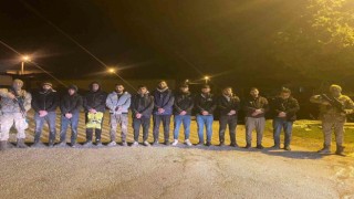 Edirnede 11 kaçak göçmen yakalandı