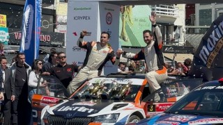 Ege Rallisinde dereceye girenler kupalarını aldı