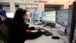 Erzincan 112 Acil Çağrı Merkezi 2023 yılında 274 bin 873 çağrı aldı