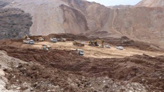 Erzincan İliçteki maden ocağında toprak kaymasına ait yeni görüntü ortaya çıktı