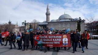Erzurumdan Filistine destek yürüyüşü
