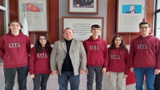 Eskişehir Fatih Fen Lisesi öğrencileri Eskişehiri gururlandırdı