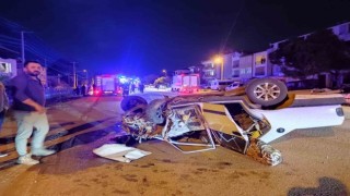 Fethiyede 2 otomobil kafa kafaya çarpıştı: 1i ağır 4 yaralı