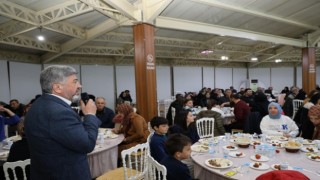 Gediz belediye personeli iftar yemeğinde bir araya geldi