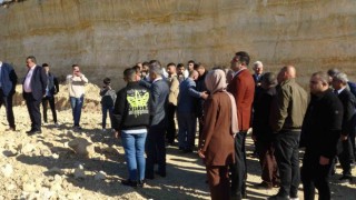 Gercüşte doğal gaz hattı temeli atıldı