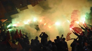 Hacivat Mahallesinde Aktaşa heyecanlı karşılama