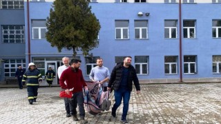 Hisarcık ÇPLde deprem, yangın ve personel tahliye tatbikatı