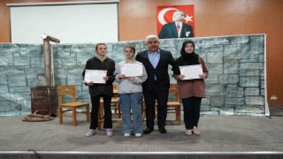 Hisarcıkta dereceye giren öğrenciler ödüllendirildi