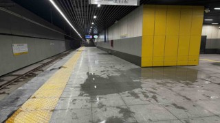 İBBnin hizmete açtığı metro rezaleti: Tavanından lağım suyu akan metroda asansörler çalışmıyor
