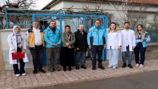 İl Sağlık Müdürü Erşandan evde sağlık hizmeti alan hastalara ziyaret