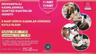 İpekyolu Belediyesinden kadınlarına ücretsiz kuaförlük hizmeti