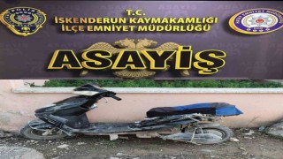İskenderunda elektrikli motosiklet çalan hırsız yakalandı