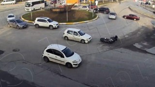 Ispartada meydana gelen trafik kazaları KGYS kameralarına yansıdı