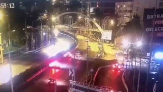 İzmirde 1 kişinin öldüğü kaza kamerada
