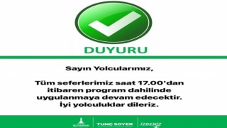 İzmirde vapur seferleri yeniden başladı