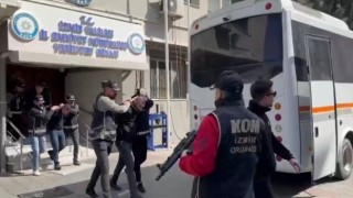 İzmirdeki suç örgütlerine operasyonda 15 tutuklama