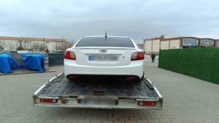 Jandarmadan çalıntı araç motoru operasyonu